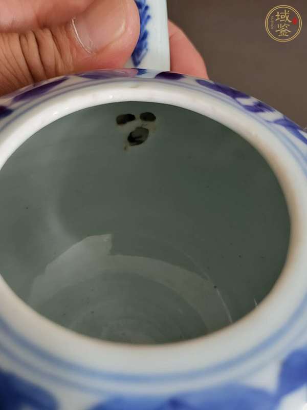 古玩陶瓷清早期 青花官上加官紋壺真品鑒賞圖