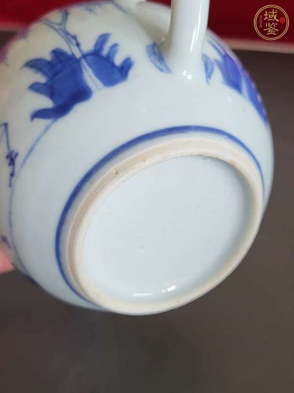 古玩陶瓷清早期 青花官上加官紋壺真品鑒賞圖