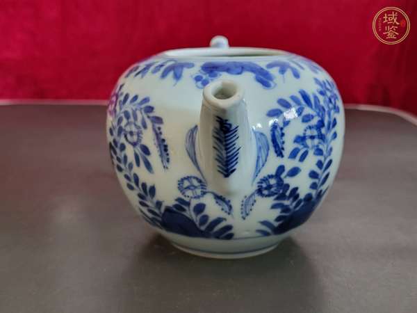 古玩陶瓷清早期 青花官上加官紋壺真品鑒賞圖