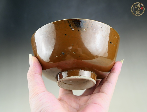 古玩陶瓷紫金釉蓮子碗真品鑒賞圖