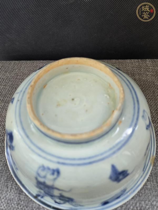 古玩陶瓷人物紋青花碗真品鑒賞圖