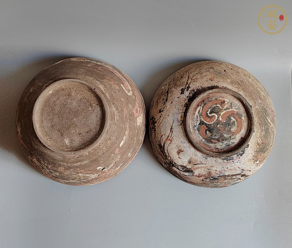 古玩陶瓷彩繪龍紋蓋盒真品鑒賞圖