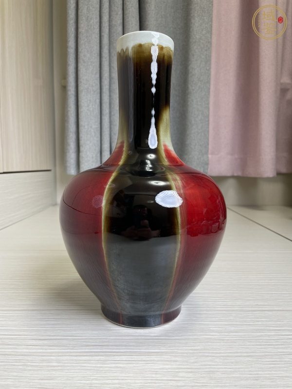 古玩陶瓷創匯官窯真品 三陽開泰大賞瓶真品鑒賞圖