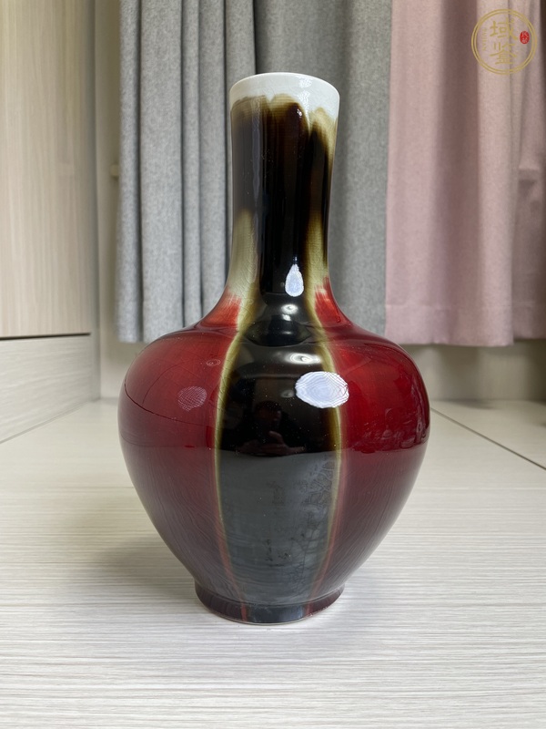 古玩陶瓷創匯官窯真品 三陽開泰大賞瓶真品鑒賞圖