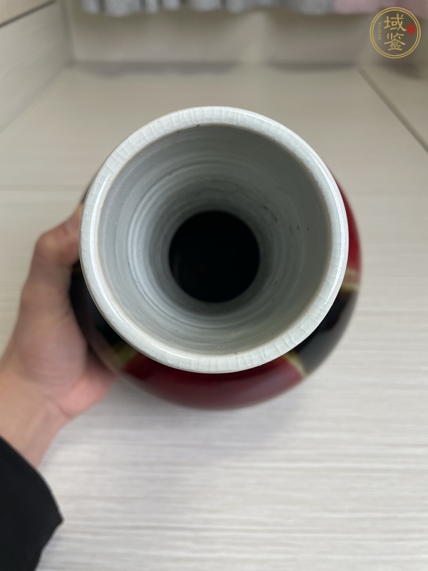 古玩陶瓷創匯官窯真品 三陽開泰大賞瓶真品鑒賞圖