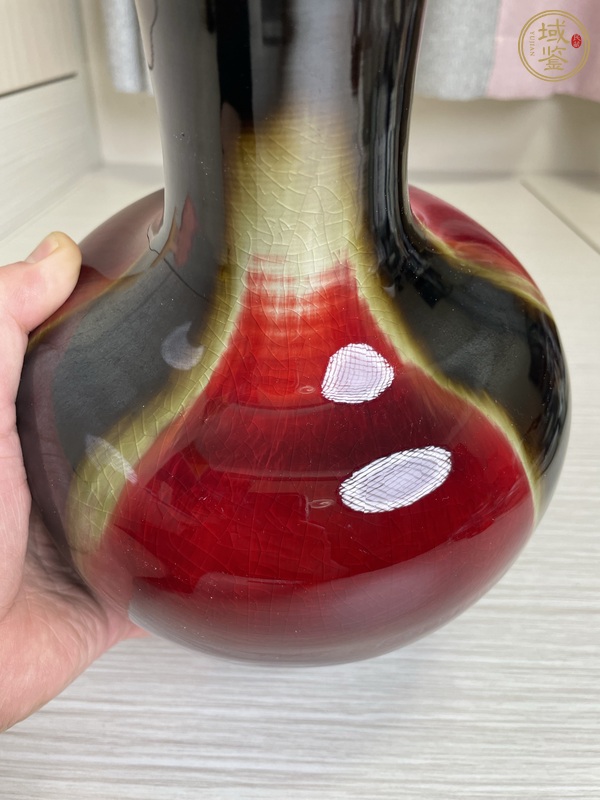 古玩陶瓷創匯官窯真品 三陽開泰大賞瓶真品鑒賞圖