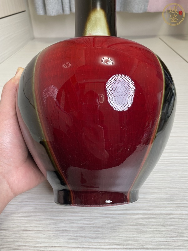 古玩陶瓷創匯官窯真品 三陽開泰大賞瓶真品鑒賞圖