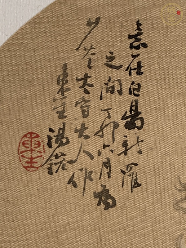 古玩字畫圓光花卉真品鑒賞圖