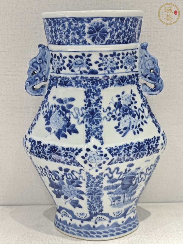 古玩陶瓷青花瓶真品鑒賞圖