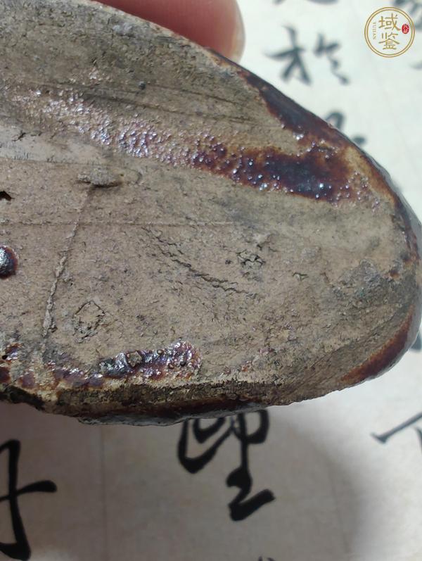 古玩陶瓷褐釉犬型水滴真品鑒賞圖