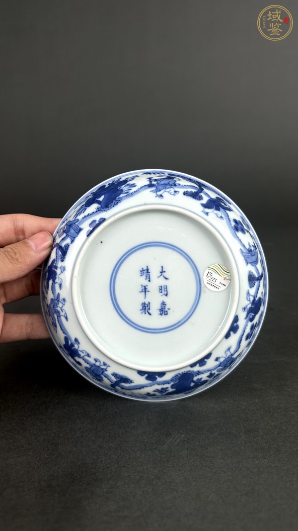 古玩陶瓷青花嬰戲圖盤真品鑒賞圖