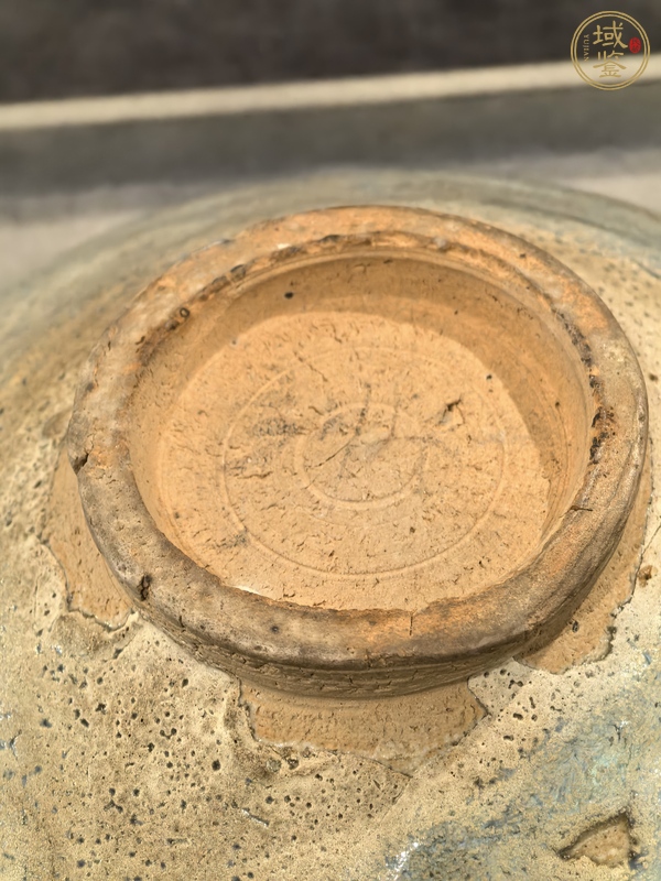 古玩陶瓷鈞窯天青釉大碗真品鑒賞圖