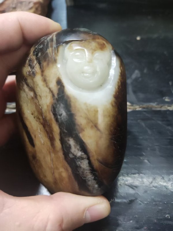 古玩玉器俄料和田籽料把件拍賣，當前價格10元