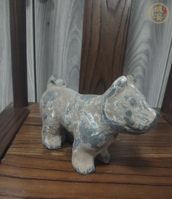 古玩陶瓷漢·藍陶旺財真品鑒賞圖