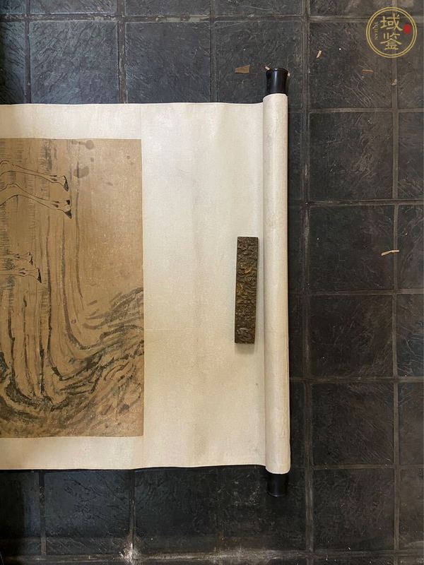 古玩字畫錢慧安款人物立軸真品鑒賞圖