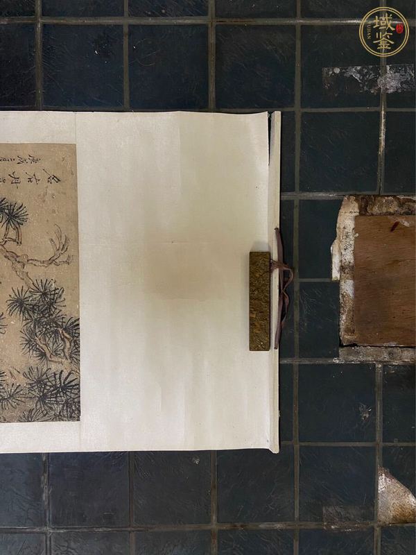 古玩字畫錢慧安款人物立軸真品鑒賞圖