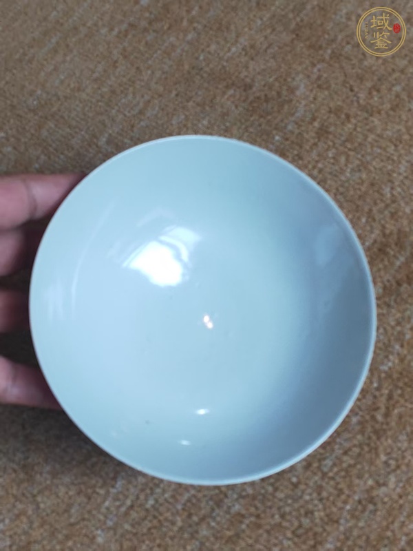 古玩陶瓷青花山水人物紋碗真品鑒賞圖