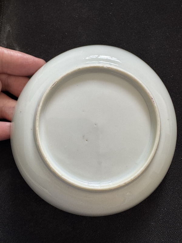 古玩陶瓷花卉紋廣彩盤拍賣，當前價格99元