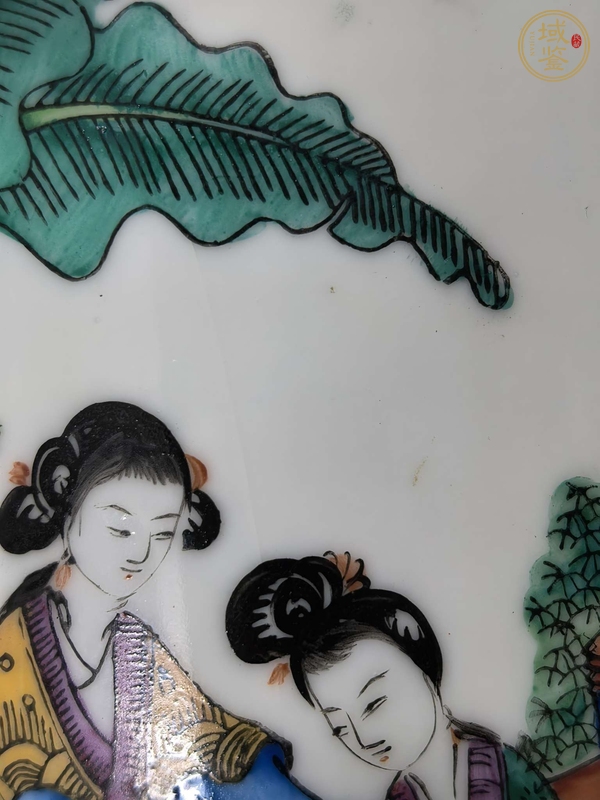 古玩陶瓷仕女紋提梁壺真品鑒賞圖