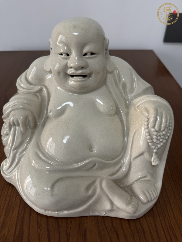 古玩陶瓷漳州窯彌勒佛真品鑒賞圖