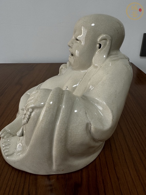 古玩陶瓷漳州窯彌勒佛真品鑒賞圖