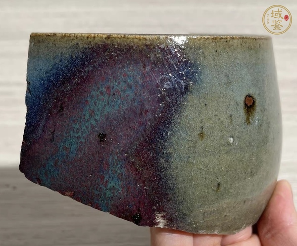古玩鈞窯瓷片真品鑒賞圖