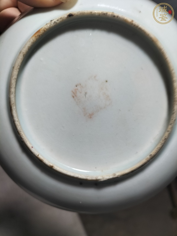 古玩陶瓷粉彩人物仕女盤真品鑒賞圖