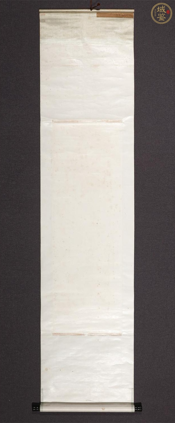 古玩字畫溥儒.款山水人物立軸真品鑒賞圖