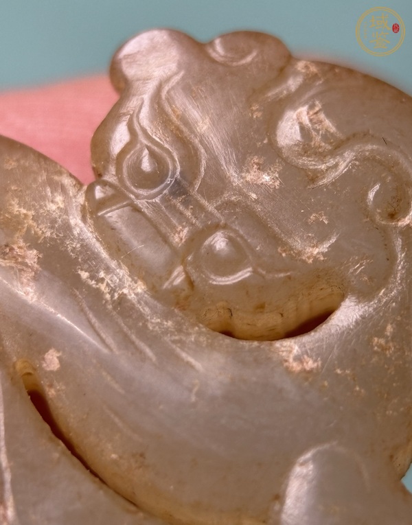 古玩龍鳳紋玉韘真品鑒賞圖