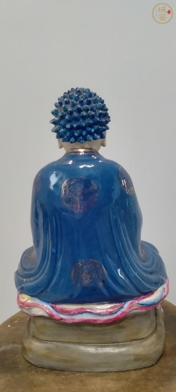 古玩陶瓷粉彩瓷塑造像真品鑒賞圖