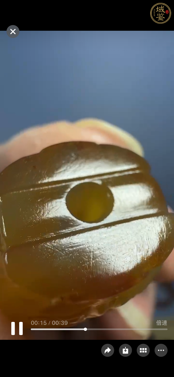 古玩玉器瑪瑙獸頭真品鑒賞圖