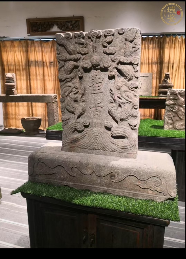 古玩雜項碑座真品鑒賞圖