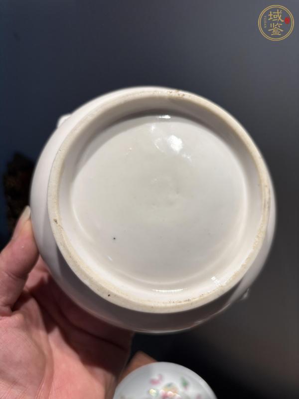 古玩陶瓷德化窯白釉雙鋪首香爐真品鑒賞圖