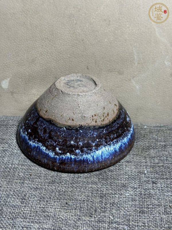 古玩陶瓷窯變釉茶盞真品鑒賞圖