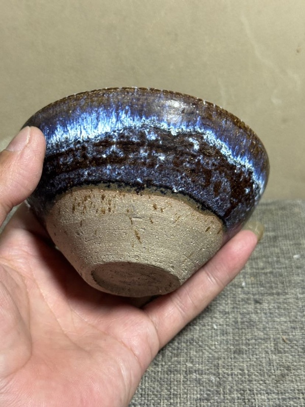 古玩陶瓷窯變釉茶盞拍賣，當前價格0元