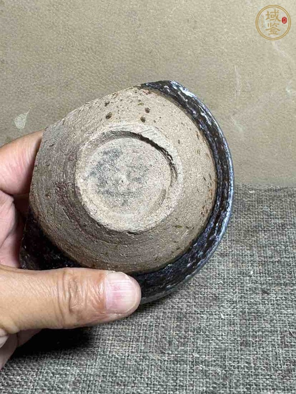 古玩陶瓷窯變釉茶盞真品鑒賞圖