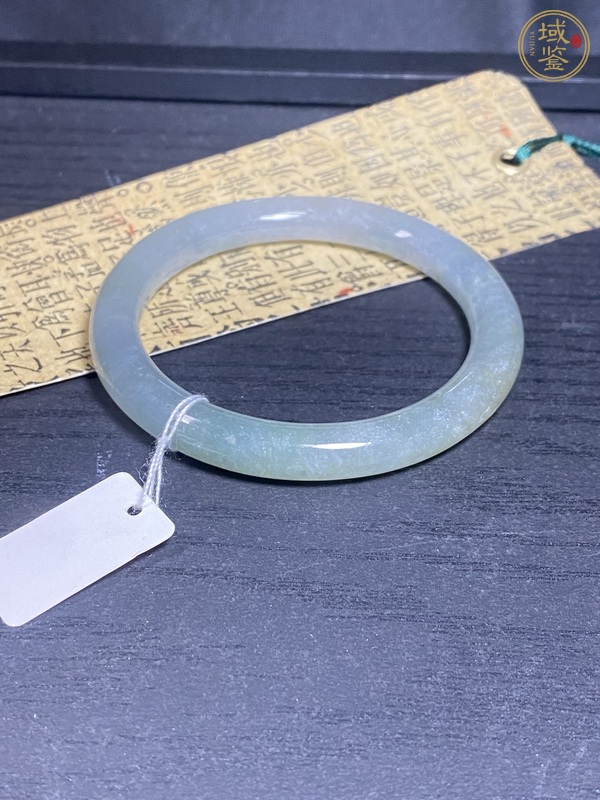 古玩天然翡翠手鐲真品鑒賞圖
