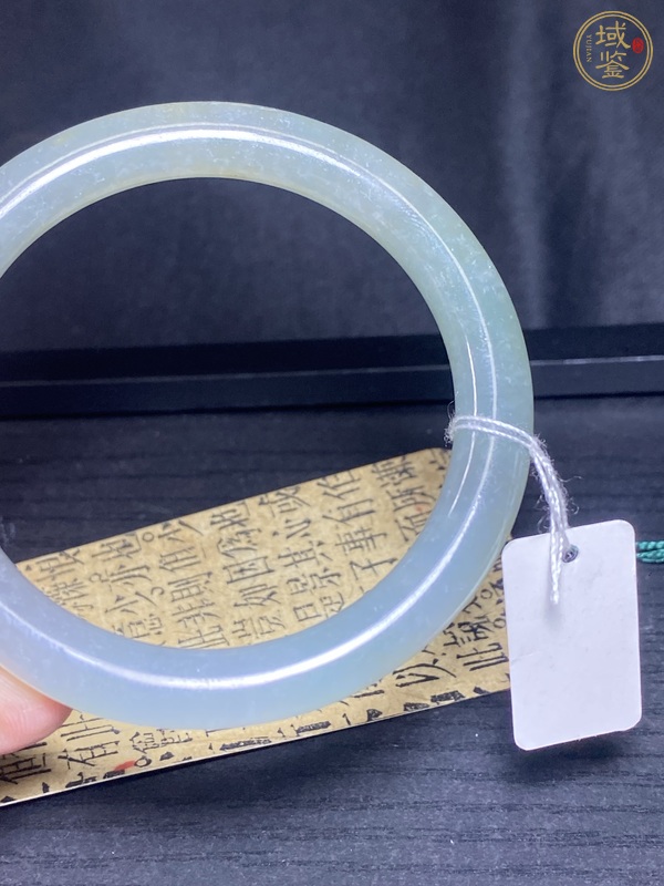 古玩玉器天然翡翠手鐲真品鑒賞圖
