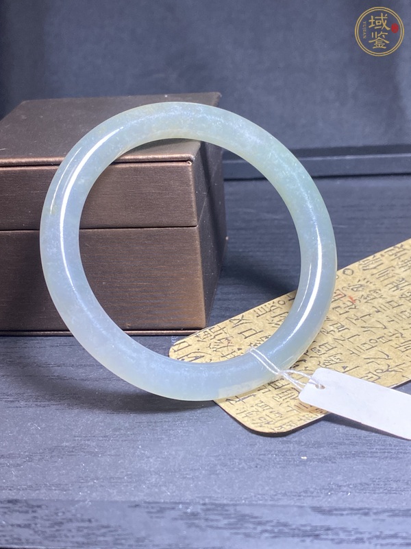 古玩玉器天然翡翠手鐲真品鑒賞圖