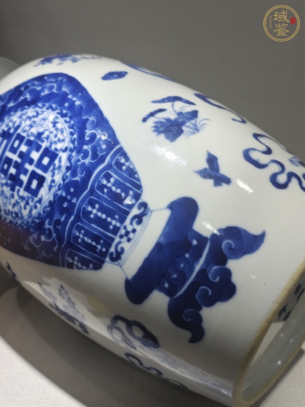 古玩陶瓷平生三級青花瓶真品鑒賞圖