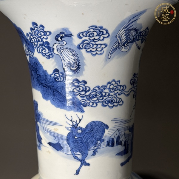 古玩陶瓷青花鳳尾尊真品鑒賞圖