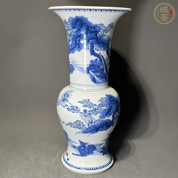 古玩陶瓷青花鳳尾尊真品鑒賞圖
