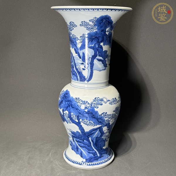 古玩陶瓷青花鳳尾尊真品鑒賞圖
