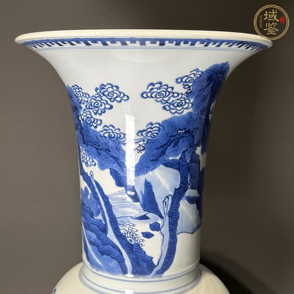 古玩陶瓷青花鳳尾尊真品鑒賞圖