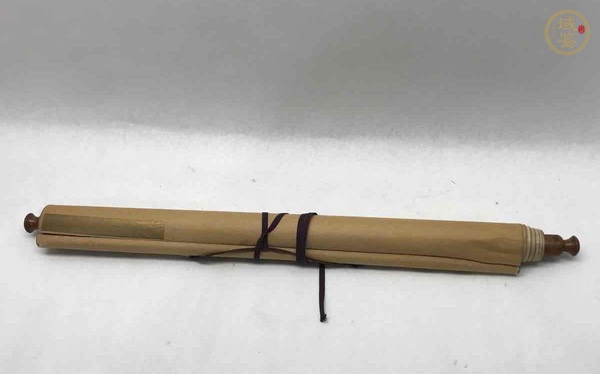 古玩字畫佚名人物立釉真品鑒賞圖