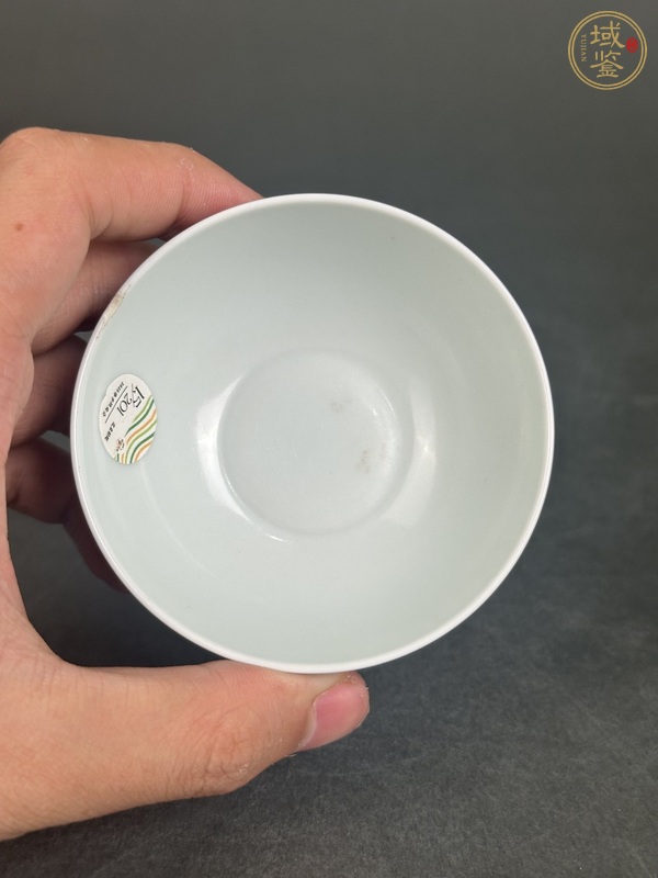 古玩陶瓷雍正祭紅釉杯真品鑒賞圖
