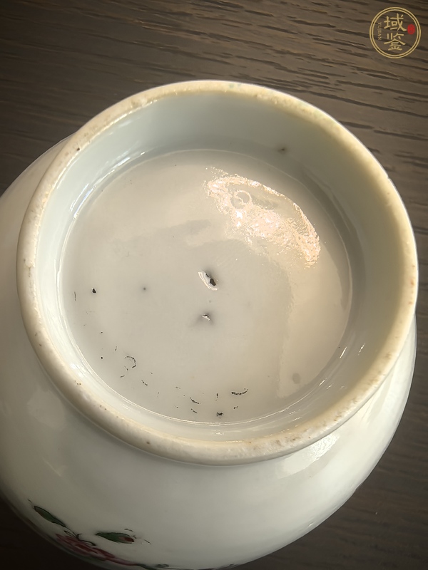 古玩陶瓷粉彩花卉紋杯真品鑒賞圖