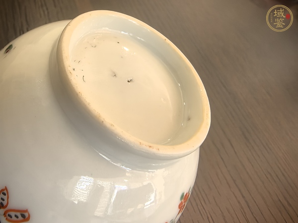 古玩陶瓷粉彩花卉紋杯真品鑒賞圖