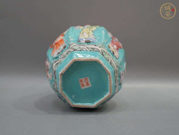 古玩陶瓷粉彩八仙罐真品鑒賞圖