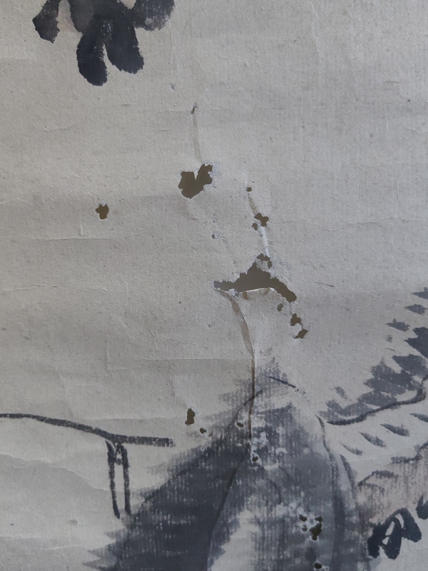 古玩字畫民國《晴雨布瀑》拍賣，當前價格280元